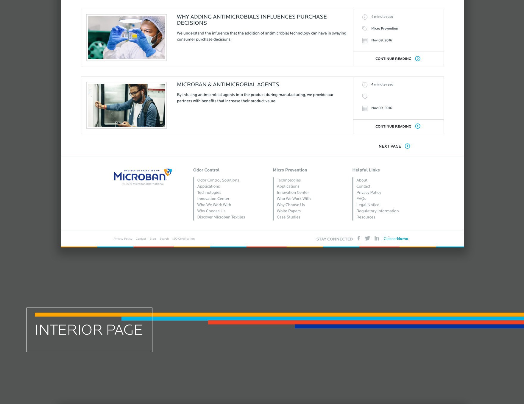 Microban Antimicrobial Technology Crafted